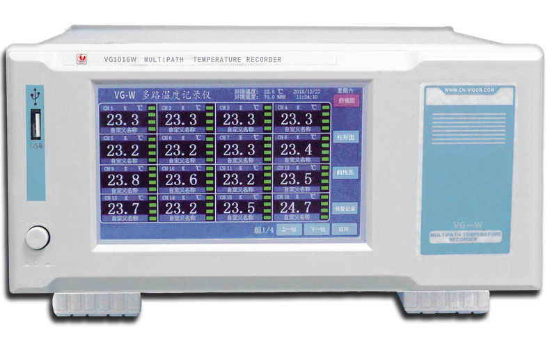 威斯尼斯人60555多路温度测量仪 温升测试仪(VG1016W)厂家直销，品质保障插图